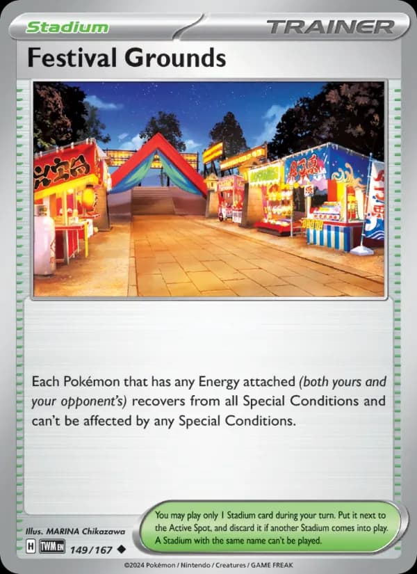 Festival Grounds card in English