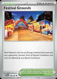 Festival Grounds card in English