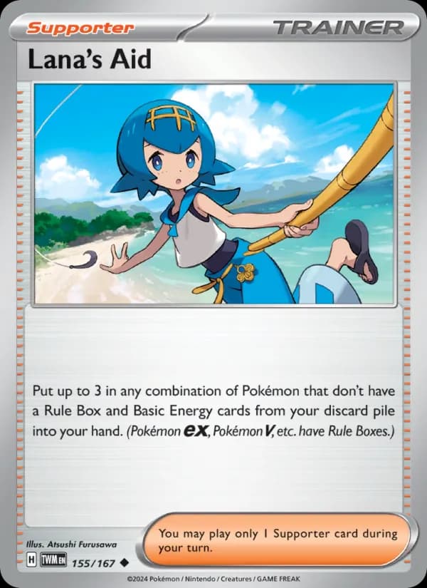 Lana's Aid card in English