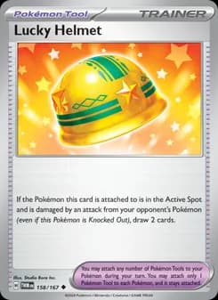 Lucky Helmet card in English