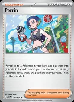 Perrin card in English