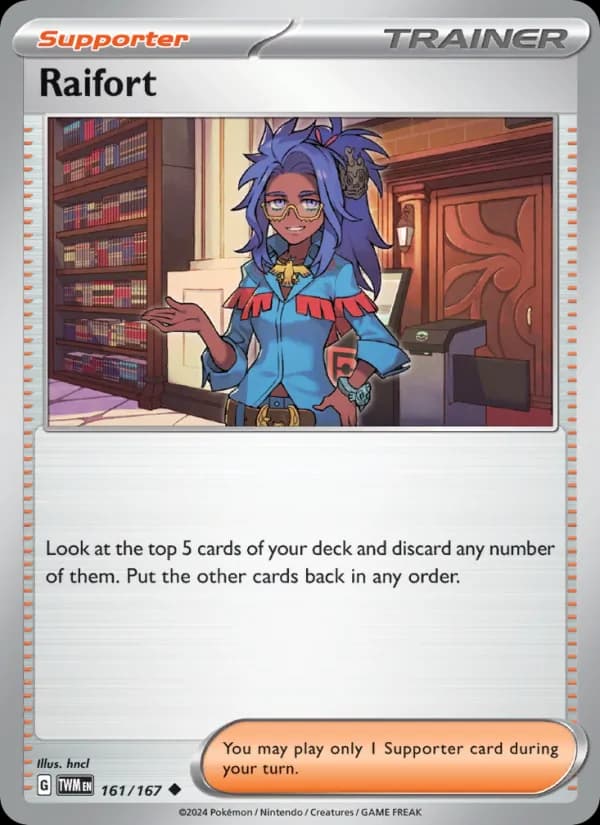 Raifort card in English