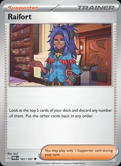 Raifort card in English