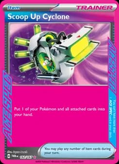 Scoop Up Cyclone card in English