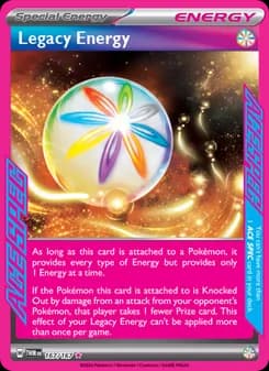 Legacy Energy card in English