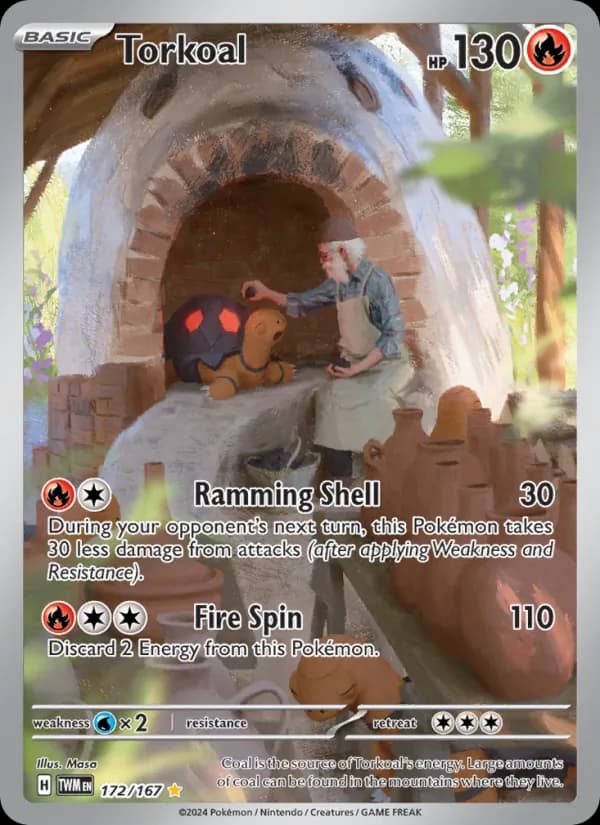 Torkoal card in English