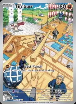 Timburr card in English