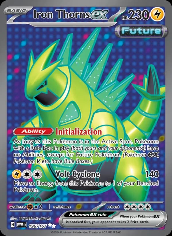 Iron Thorns ex card in English