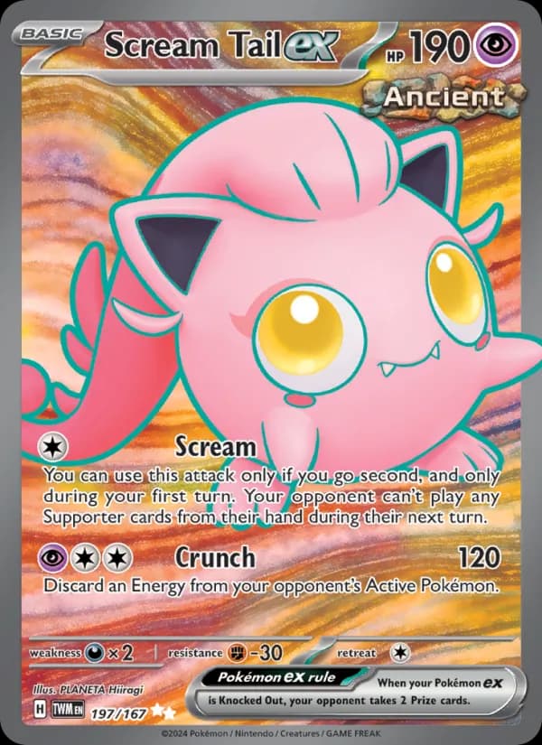 Scream Tail ex card in English