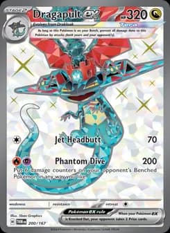 Dragapult ex card in English