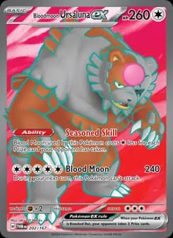 Bloodmoon Ursaluna ex card in English