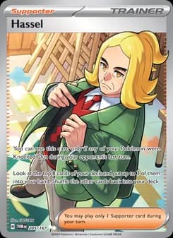 Hassel card in English