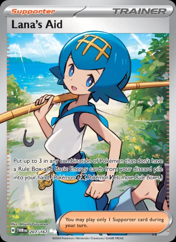 Lana's Aid card in English