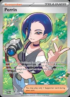 Perrin card in English
