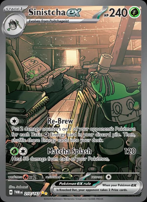 Sinistcha ex card in English