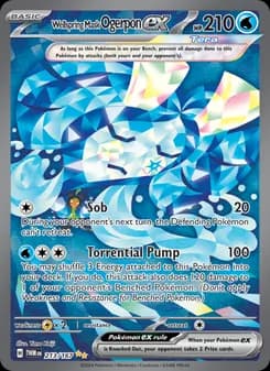 Wellspring Mask Ogerpon ex card in English