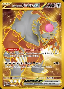 Bloodmoon Ursaluna ex card in English