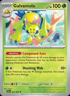 Galvantula card in English