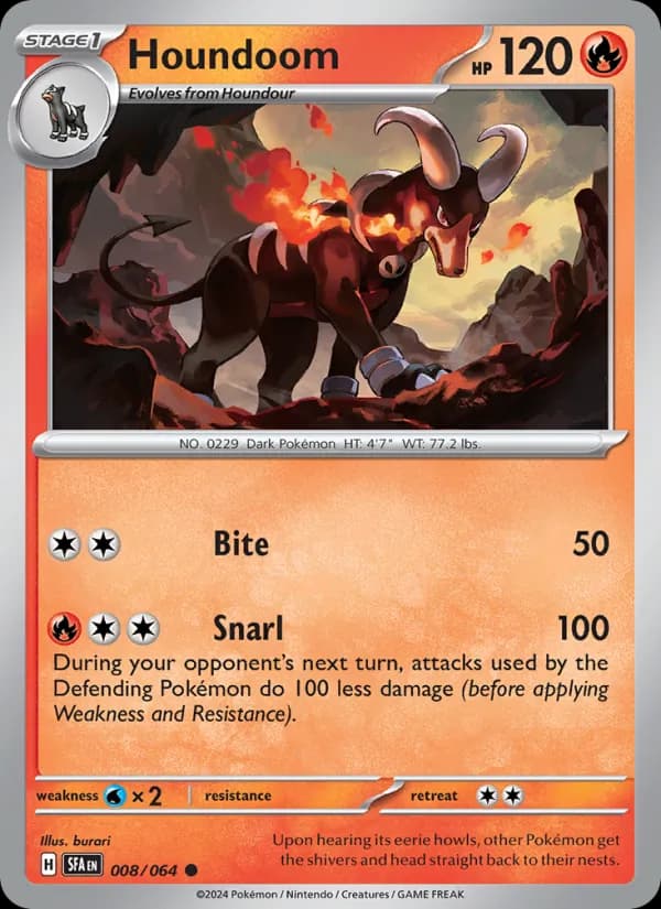 Houndoom card in English