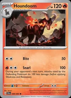 Houndoom card in English