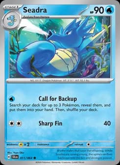 Seadra card in English