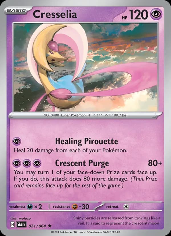Cresselia card in English