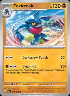 Toxicroak card in English