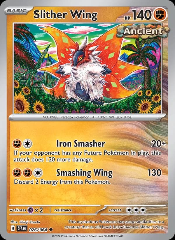 Slither Wing card in English