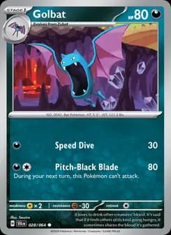 Golbat card in English