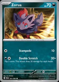 Zorua card in English
