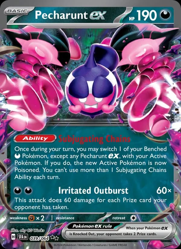 Pecharunt ex card in English