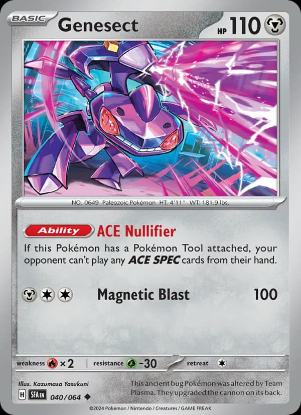 Genesect card in English
