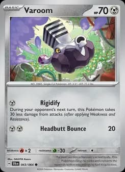 Varoom card in English