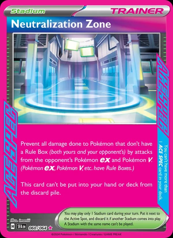 Neutralization Zone card in English