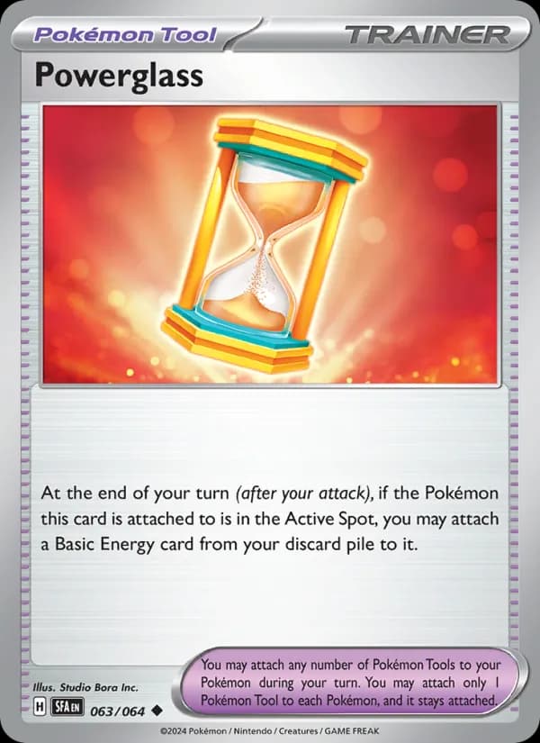 Powerglass card in English