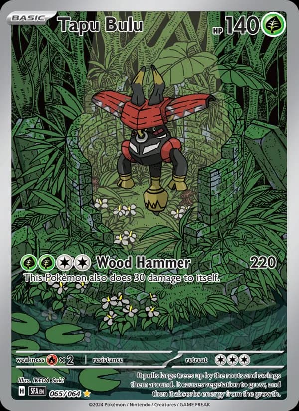 Tapu Bulu card in English