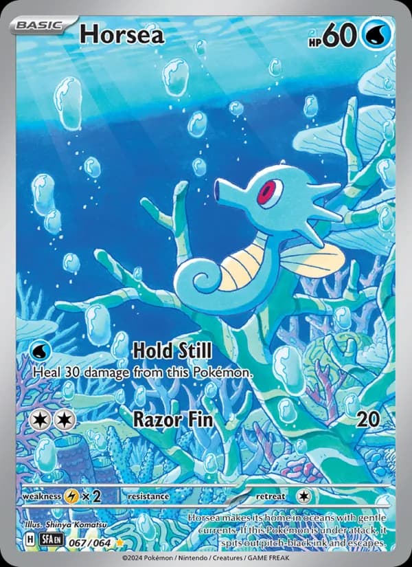 Horsea card in English