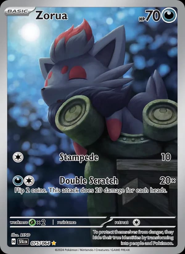 Zorua card in English