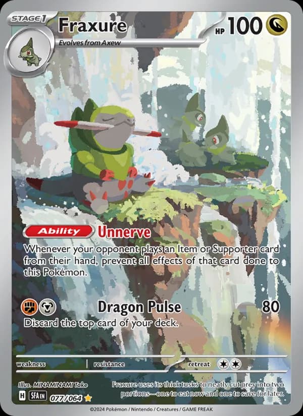Fraxure card in English