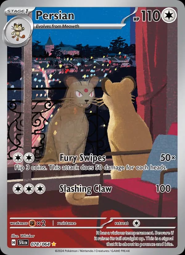 Persian card in English