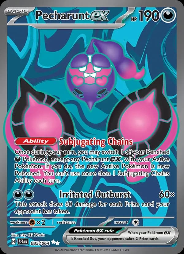 Pecharunt ex card in English