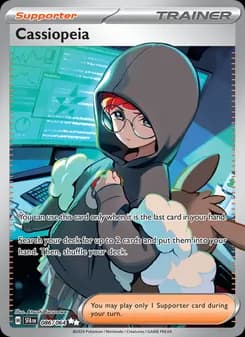 Cassiopeia card in English