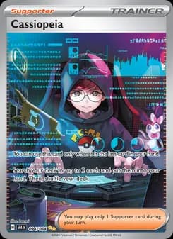Cassiopeia card in English