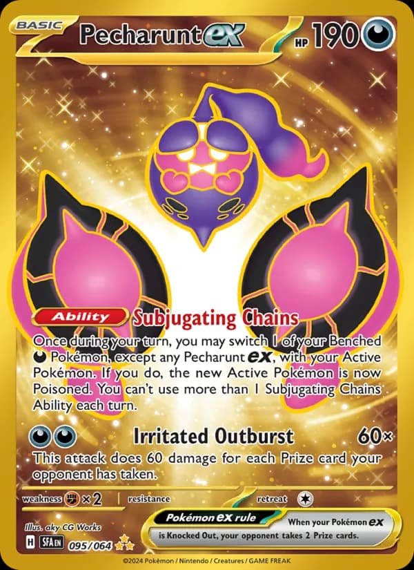 Pecharunt ex card in English