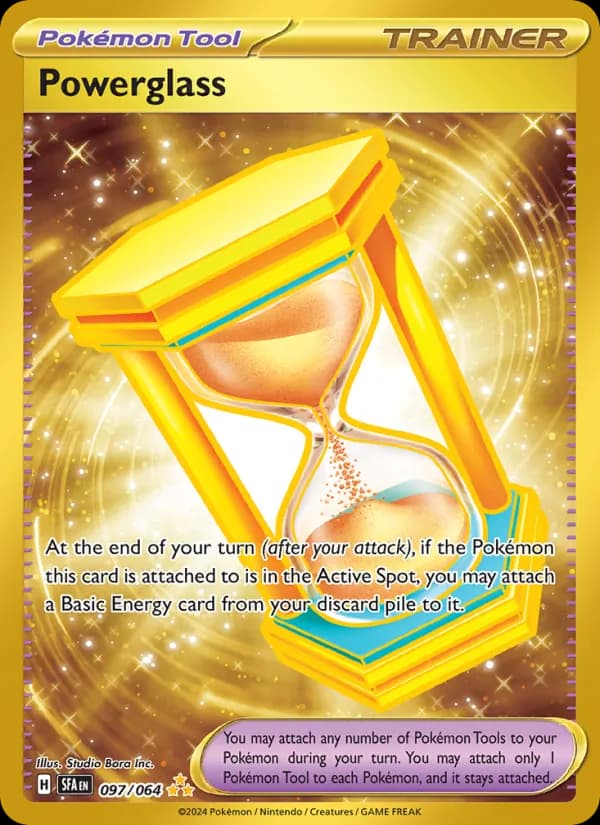 Powerglass card in English