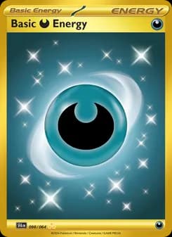 Basic Darkness Energy card in English