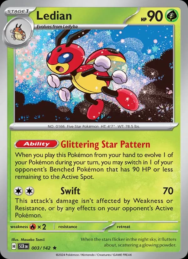 Ledian card in English