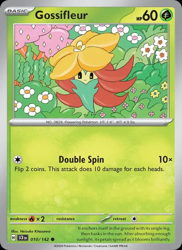 Gossifleur card in English