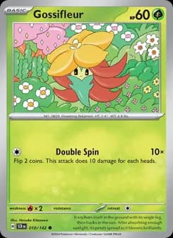 Gossifleur card in English