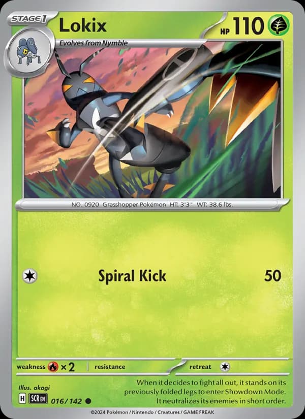 Lokix card in English